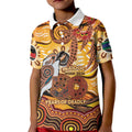 Kookaburra Australia NAIDOC Week 2026 Kid Polo Shirt 50 Years Deadly Indigenous Art