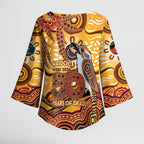 Kookaburra Australia NAIDOC Week 2026 Kimono Sleeve Blouse 50 Years Deadly Indigenous Art