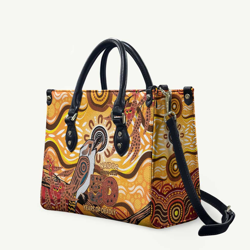 Kookaburra Australia NAIDOC Week 2026 Leather Bag 50 Years Deadly Indigenous Art