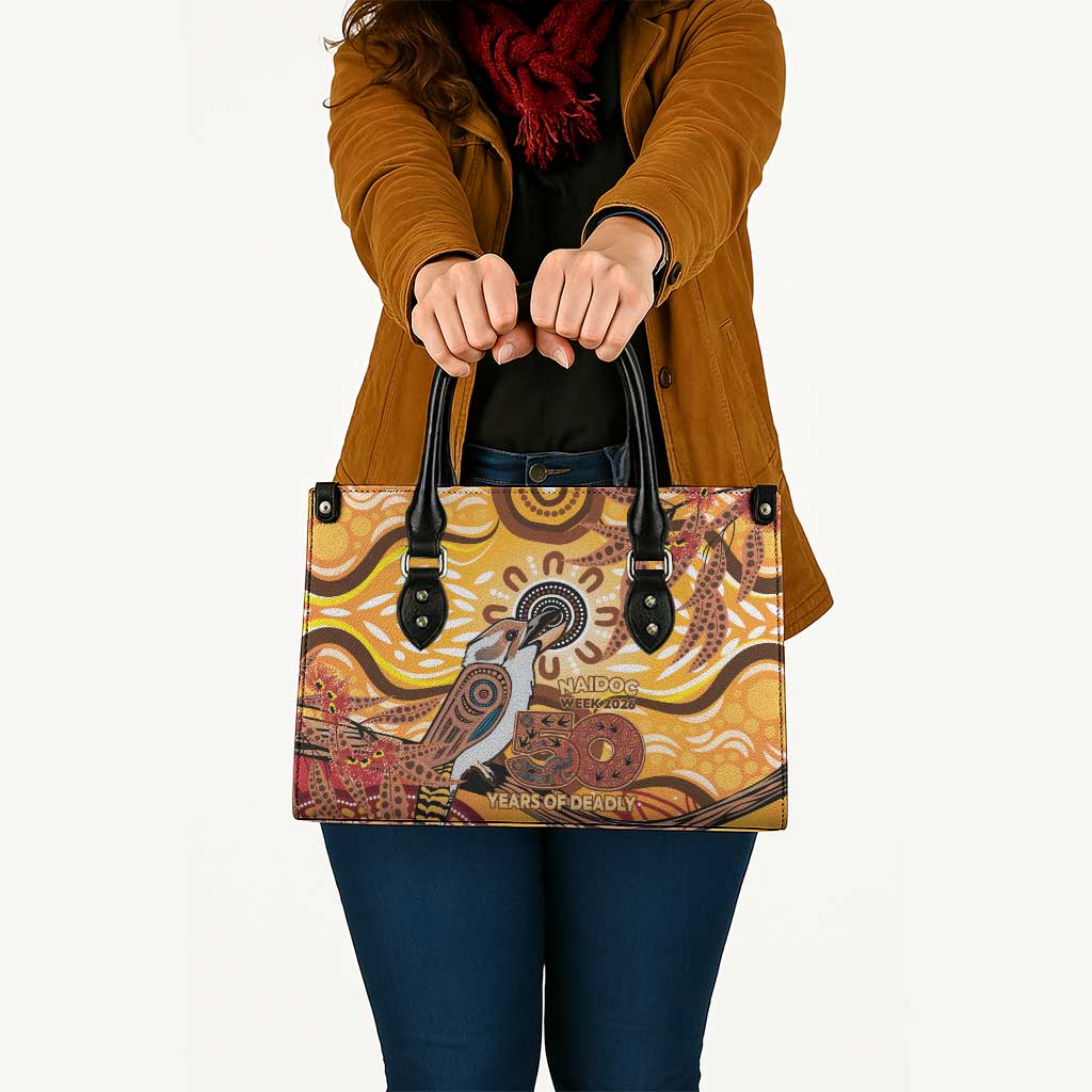 Kookaburra Australia NAIDOC Week 2026 Leather Bag 50 Years Deadly Indigenous Art