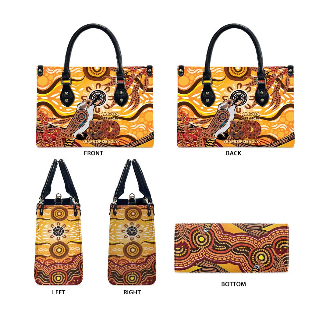 Kookaburra Australia NAIDOC Week 2026 Leather Bag 50 Years Deadly Indigenous Art