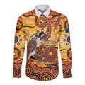 Kookaburra Australia NAIDOC Week 2026 Long Sleeve Button Shirt 50 Years Deadly Indigenous Art