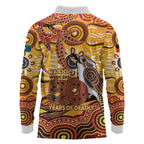 Kookaburra Australia NAIDOC Week 2026 Long Sleeve Polo Shirt 50 Years Deadly Indigenous Art