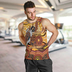 Kookaburra Australia NAIDOC Week 2026 Men Tank Top 50 Years Deadly Indigenous Art