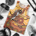 Kookaburra Australia NAIDOC Week 2026 Men Tank Top 50 Years Deadly Indigenous Art