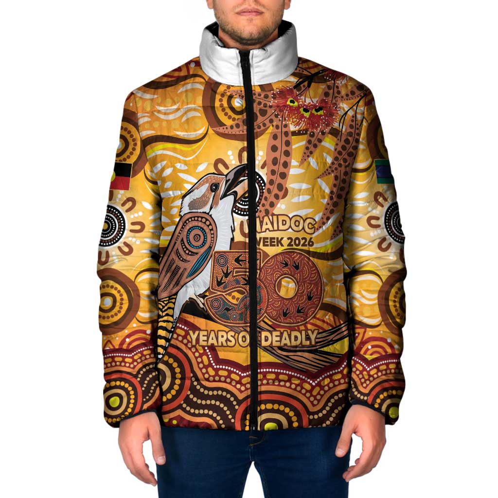 Kookaburra Australia NAIDOC Week 2026 Padded Jacket 50 Years Deadly Indigenous Art