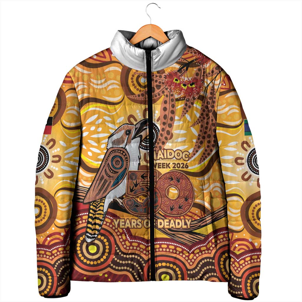 Kookaburra Australia NAIDOC Week 2026 Padded Jacket 50 Years Deadly Indigenous Art