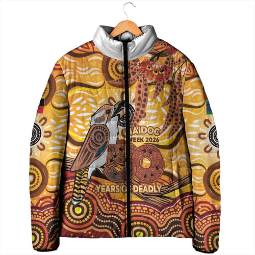 Kookaburra Australia NAIDOC Week 2026 Padded Jacket 50 Years Deadly Indigenous Art