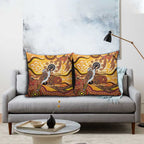 Kookaburra Australia NAIDOC Week 2026 Pillow Cover 50 Years Deadly Indigenous Art