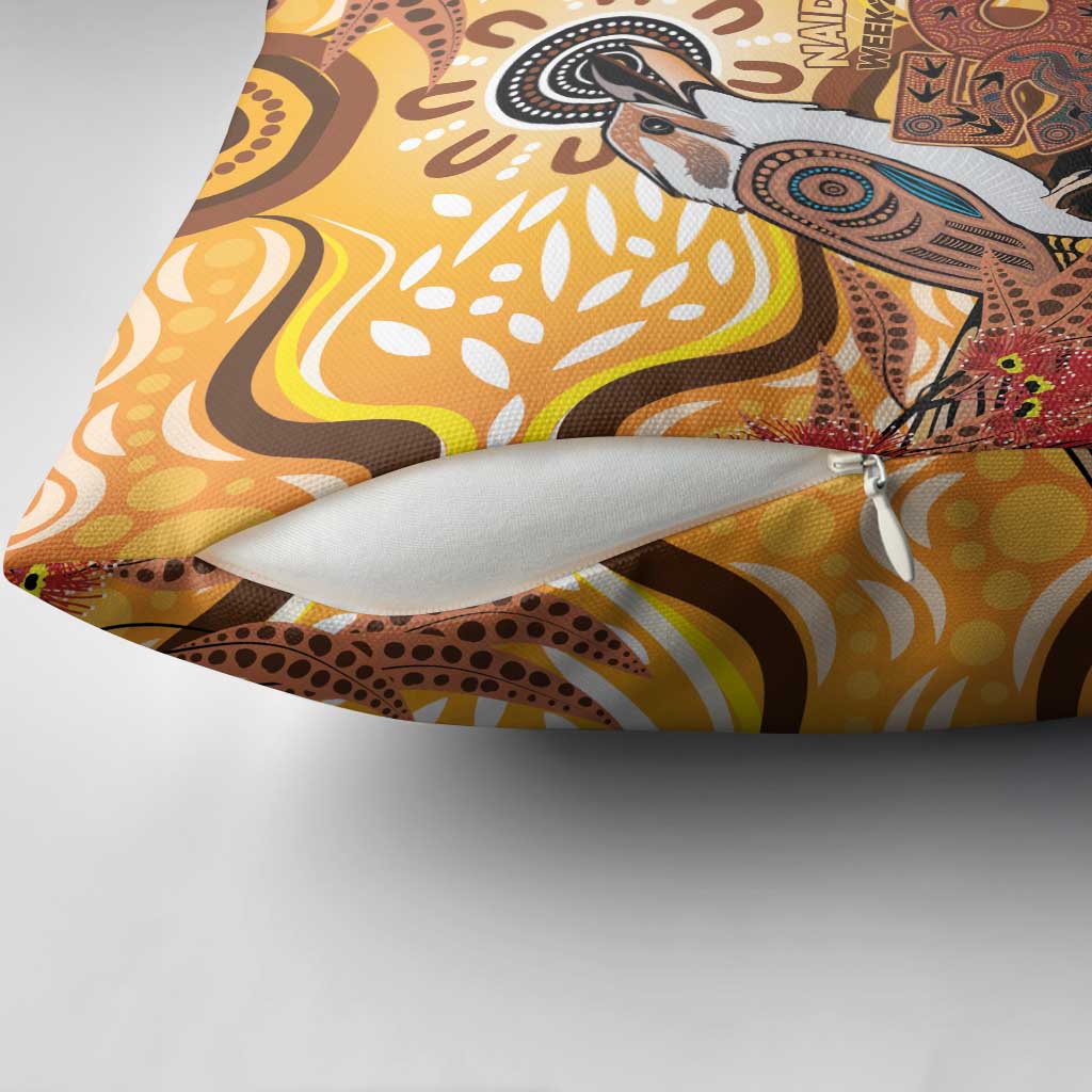 Kookaburra Australia NAIDOC Week 2026 Pillow Cover 50 Years Deadly Indigenous Art