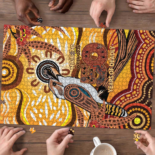 Kookaburra Australia NAIDOC Week 2026 Puzzle 50 Years Deadly Indigenous Art