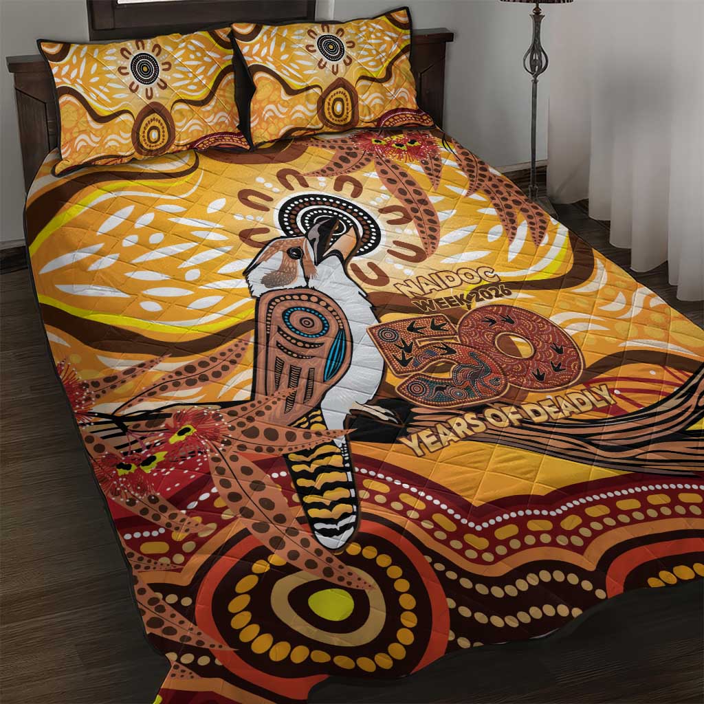 Kookaburra Australia NAIDOC Week 2026 Quilt Bed Set 50 Years Deadly Indigenous Art