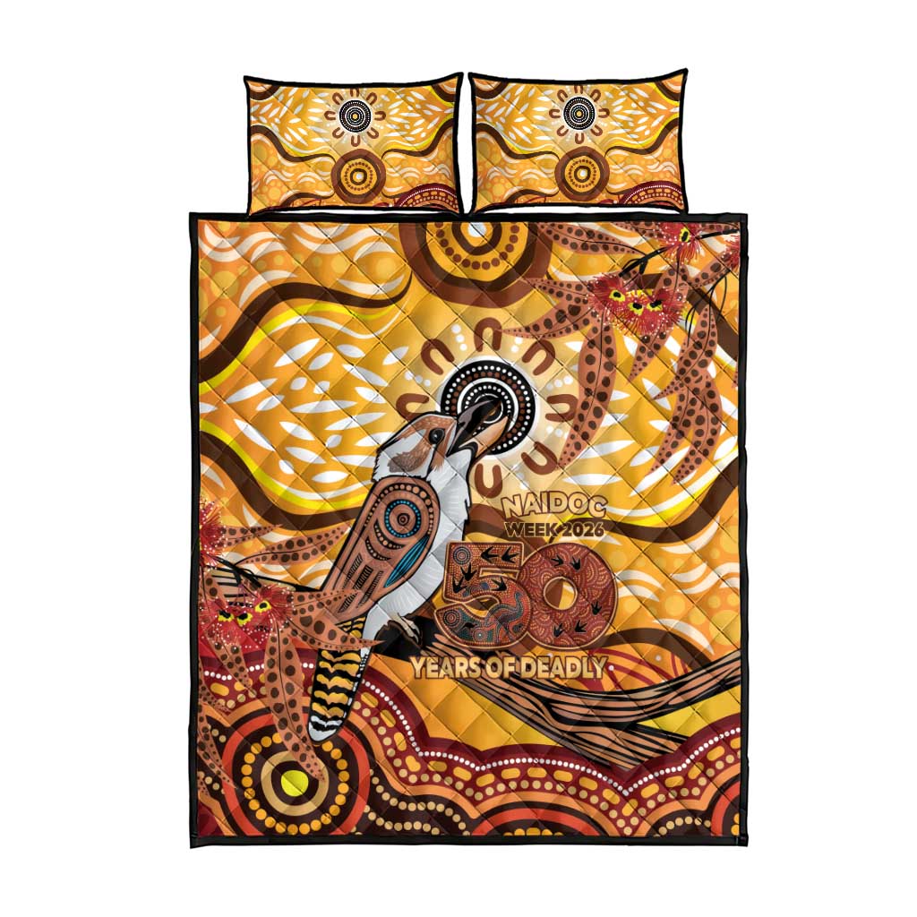 Kookaburra Australia NAIDOC Week 2026 Quilt Bed Set 50 Years Deadly Indigenous Art