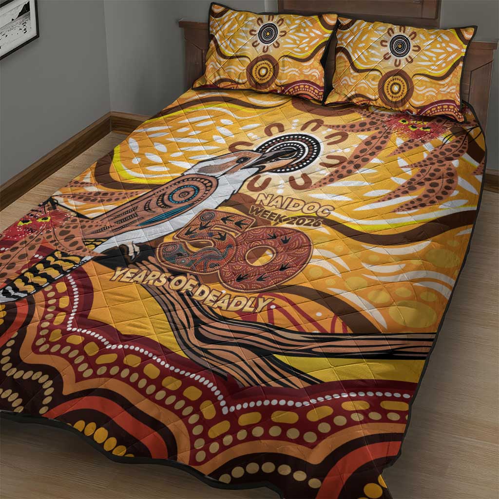 Kookaburra Australia NAIDOC Week 2026 Quilt Bed Set 50 Years Deadly Indigenous Art