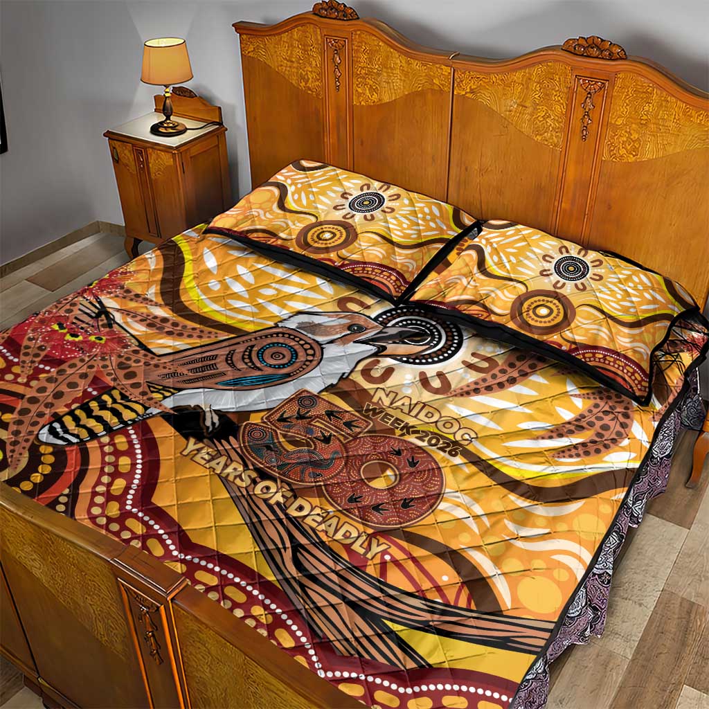 Kookaburra Australia NAIDOC Week 2026 Quilt Bed Set 50 Years Deadly Indigenous Art