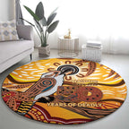 Kookaburra Australia NAIDOC Week 2026 Round Carpet 50 Years Deadly Indigenous Art
