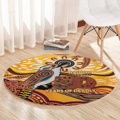 Kookaburra Australia NAIDOC Week 2026 Round Carpet 50 Years Deadly Indigenous Art