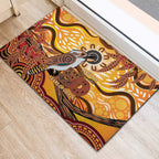 Kookaburra Australia NAIDOC Week 2026 Rubber Doormat 50 Years Deadly Indigenous Art