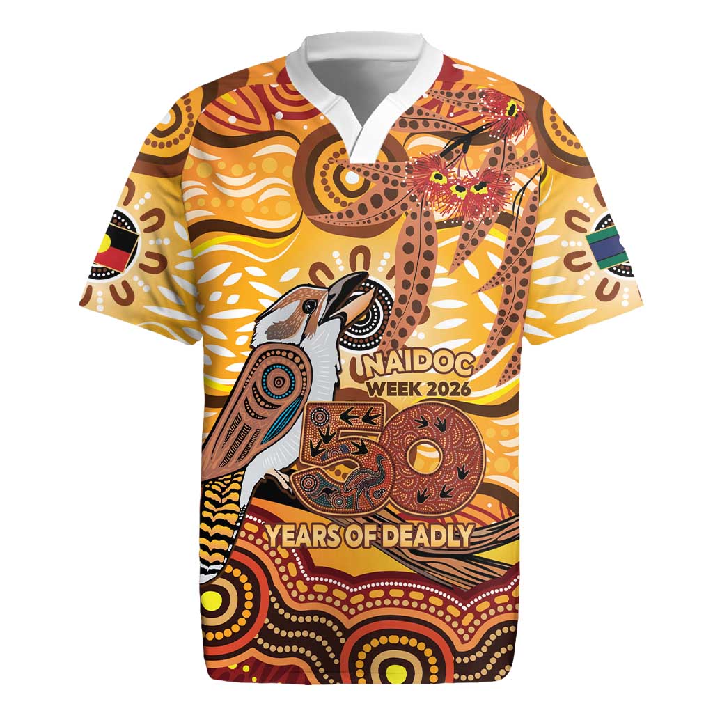 Kookaburra Australia NAIDOC Week 2026 Rugby Jersey 50 Years Deadly Indigenous Art