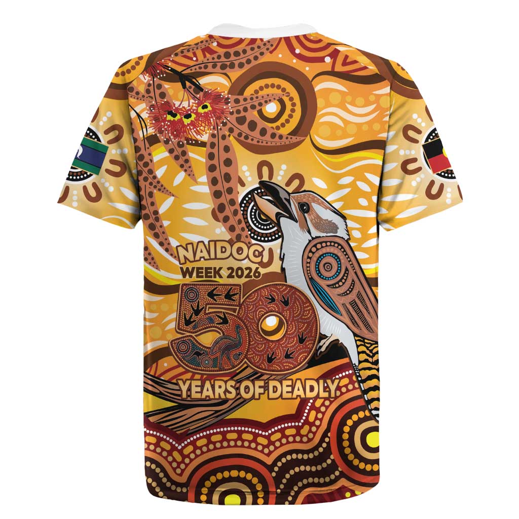 Kookaburra Australia NAIDOC Week 2026 Rugby Jersey 50 Years Deadly Indigenous Art