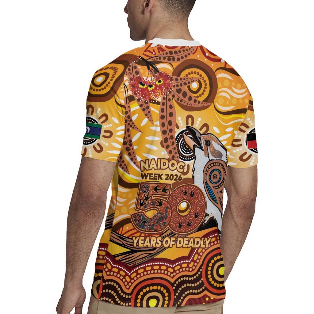 Kookaburra Australia NAIDOC Week 2026 Rugby Jersey 50 Years Deadly Indigenous Art