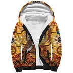 Kookaburra Australia NAIDOC Week 2026 Sherpa Hoodie 50 Years Deadly Indigenous Art