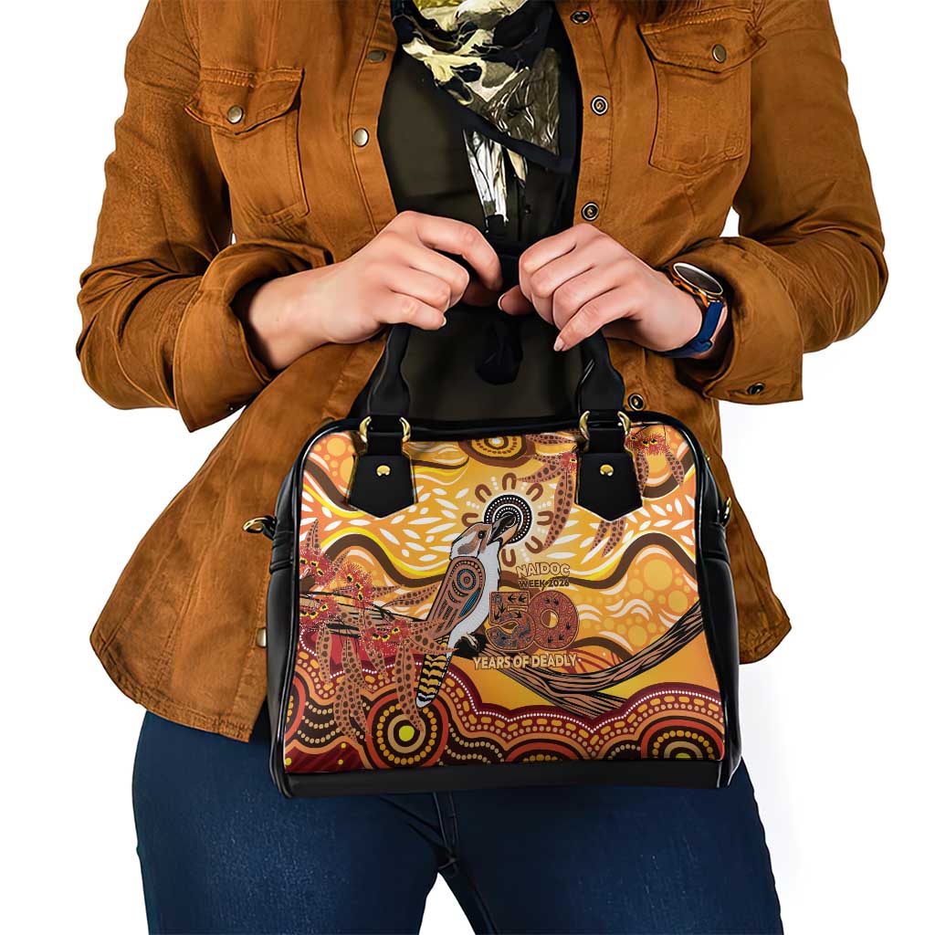 Kookaburra Australia NAIDOC Week 2026 Shoulder Handbag 50 Years Deadly Indigenous Art