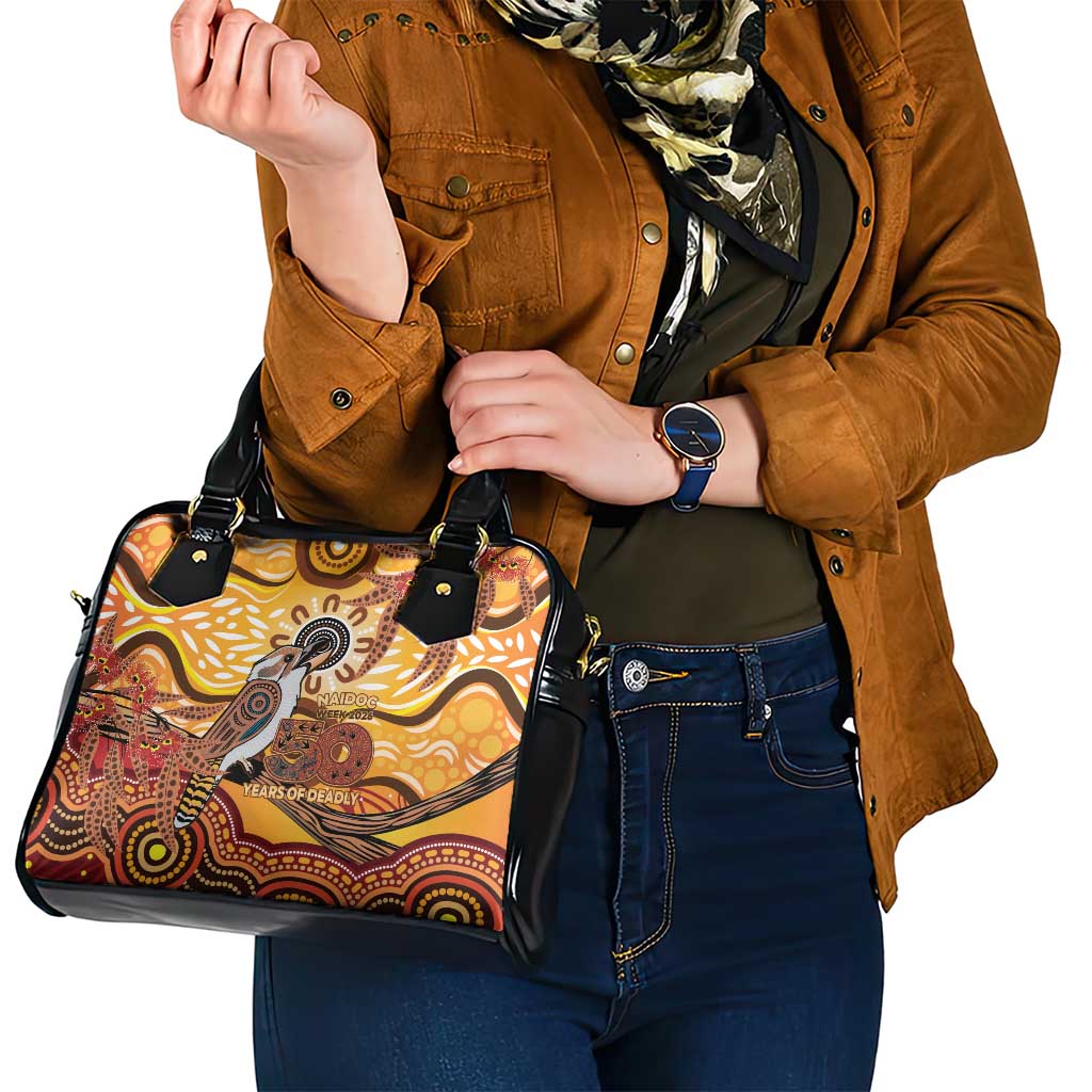 Kookaburra Australia NAIDOC Week 2026 Shoulder Handbag 50 Years Deadly Indigenous Art