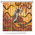 Kookaburra Australia NAIDOC Week 2026 Shower Curtain 50 Years Deadly Indigenous Art