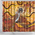 Kookaburra Australia NAIDOC Week 2026 Shower Curtain 50 Years Deadly Indigenous Art