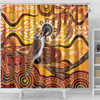 Kookaburra Australia NAIDOC Week 2026 Shower Curtain 50 Years Deadly Indigenous Art