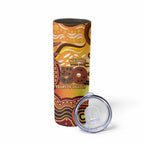 Kookaburra Australia NAIDOC Week 2026 Skinny Tumbler 50 Years Deadly Indigenous Art