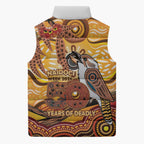 Kookaburra Australia NAIDOC Week 2026 Sleeveless Puffer Jacket 50 Years Deadly Indigenous Art