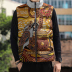 Kookaburra Australia NAIDOC Week 2026 Sleeveless Puffer Jacket 50 Years Deadly Indigenous Art