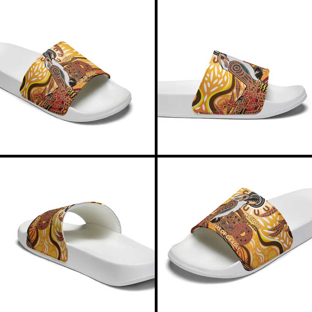 Kookaburra Australia NAIDOC Week 2026 Slide Sandals 50 Years Deadly Indigenous Art