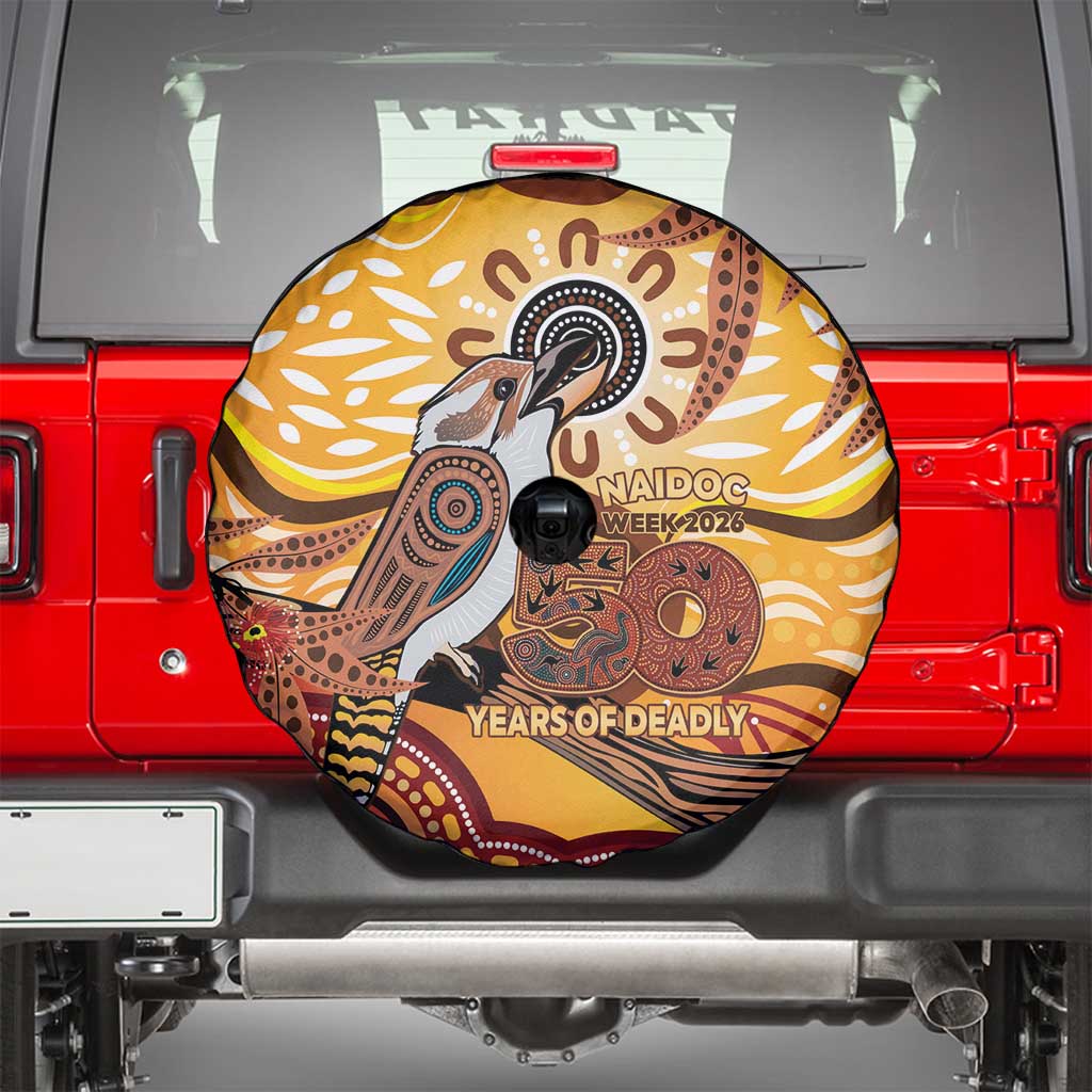 Kookaburra Australia NAIDOC Week 2026 Spare Tire Cover 50 Years Deadly Indigenous Art
