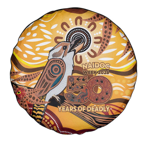 Kookaburra Australia NAIDOC Week 2026 Spare Tire Cover 50 Years Deadly Indigenous Art