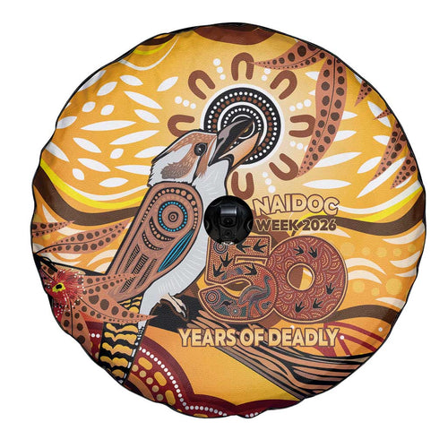 Kookaburra Australia NAIDOC Week 2026 Spare Tire Cover 50 Years Deadly Indigenous Art