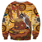 Kookaburra Australia NAIDOC Week 2026 Sweatshirt 50 Years Deadly Indigenous Art