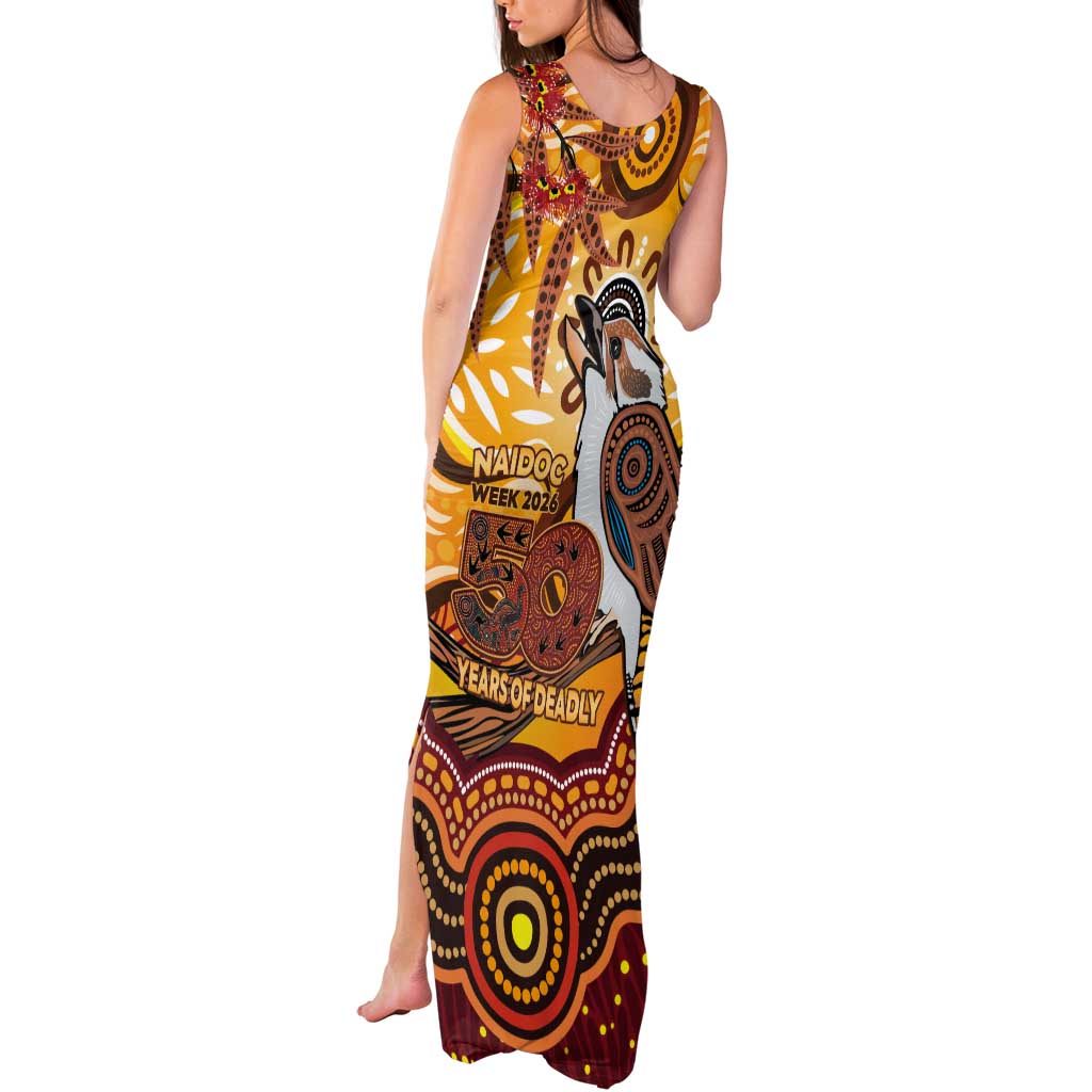 Kookaburra Australia NAIDOC Week 2026 Tank Maxi Dress 50 Years Deadly Indigenous Art