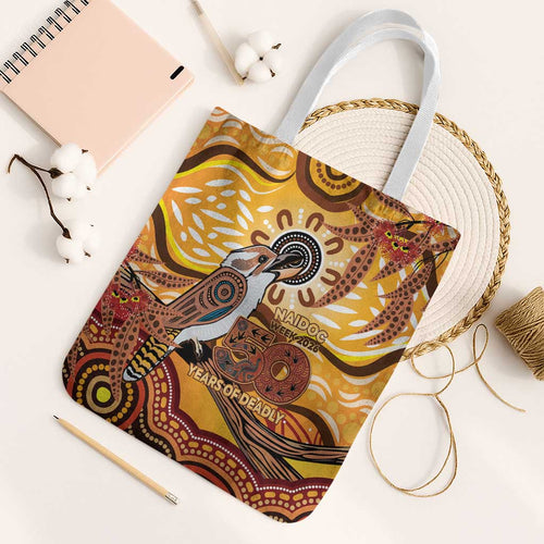 Kookaburra Australia NAIDOC Week 2026 Tote Bag 50 Years Deadly Indigenous Art