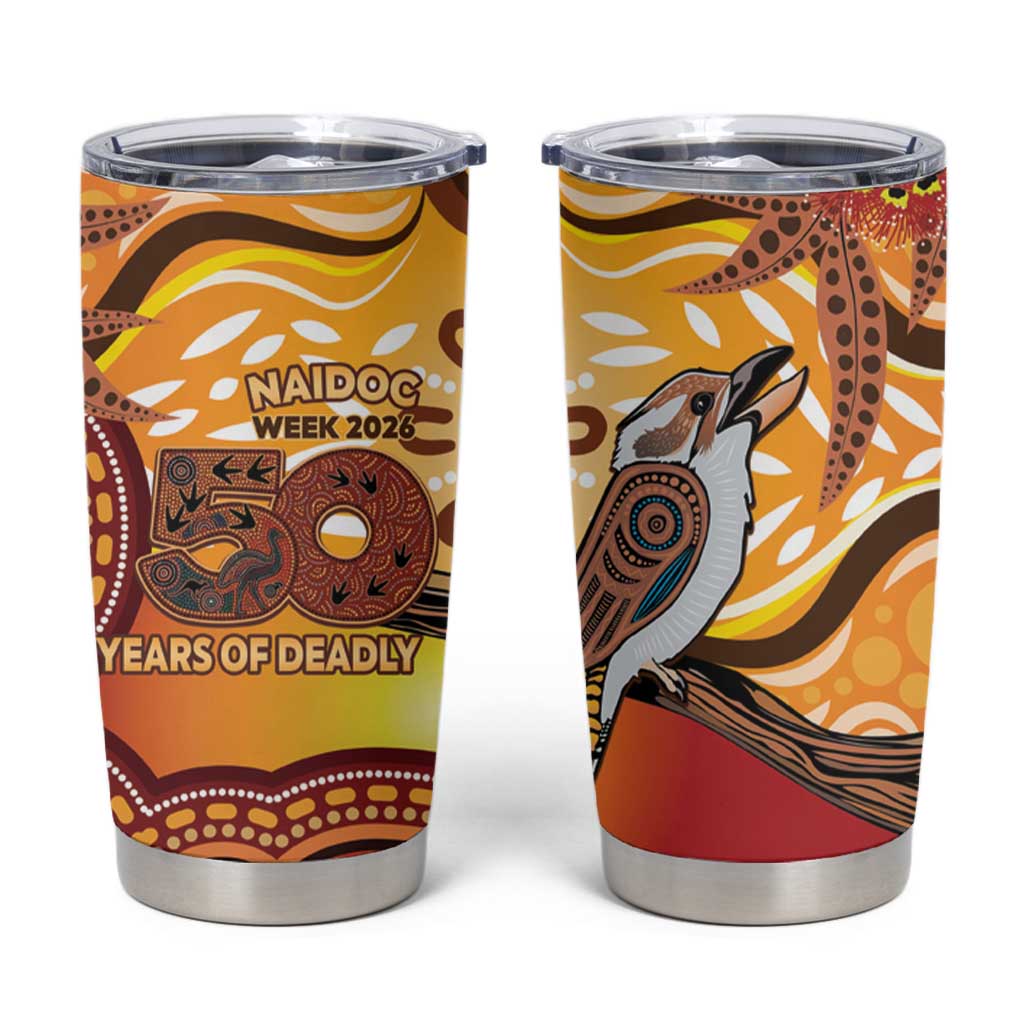 Kookaburra Australia NAIDOC Week 2026 Tumbler Cup 50 Years Deadly Indigenous Art