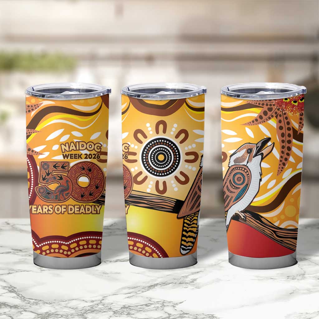 Kookaburra Australia NAIDOC Week 2026 Tumbler Cup 50 Years Deadly Indigenous Art