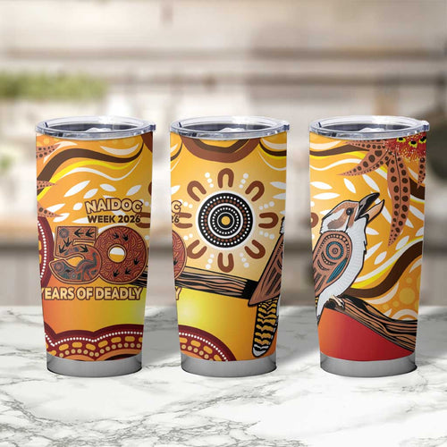 Kookaburra Australia NAIDOC Week 2026 Tumbler Cup 50 Years Deadly Indigenous Art