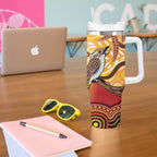 Kookaburra Australia NAIDOC Week 2026 Tumbler With Handle 50 Years Deadly Indigenous Art
