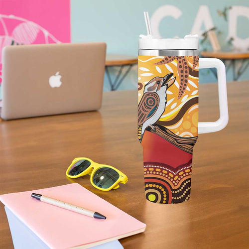 Kookaburra Australia NAIDOC Week 2026 Tumbler With Handle 50 Years Deadly Indigenous Art
