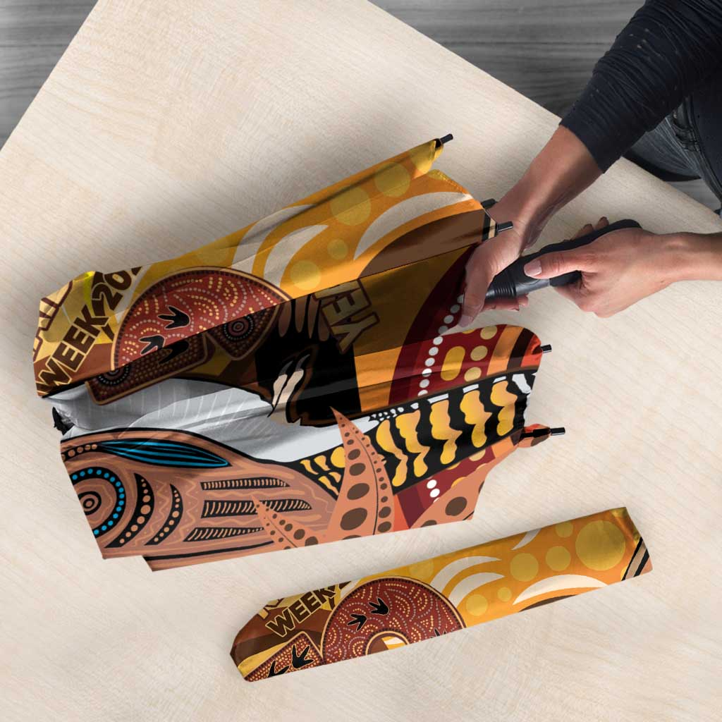 Kookaburra Australia NAIDOC Week 2026 Umbrella 50 Years Deadly Indigenous Art