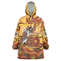 Kookaburra Australia NAIDOC Week 2026 Wearable Blanket Hoodie 50 Years Deadly Indigenous Art