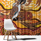 Kookaburra Australia NAIDOC Week 2026 Window Curtain 50 Years Deadly Indigenous Art
