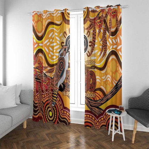Kookaburra Australia NAIDOC Week 2026 Window Curtain 50 Years Deadly Indigenous Art